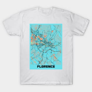 map of florence T-Shirt